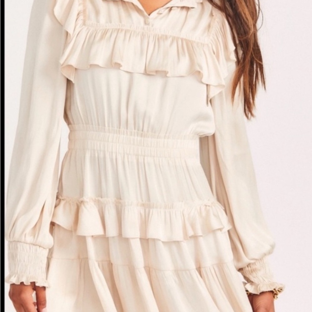 LoveShackFancy Cream dress